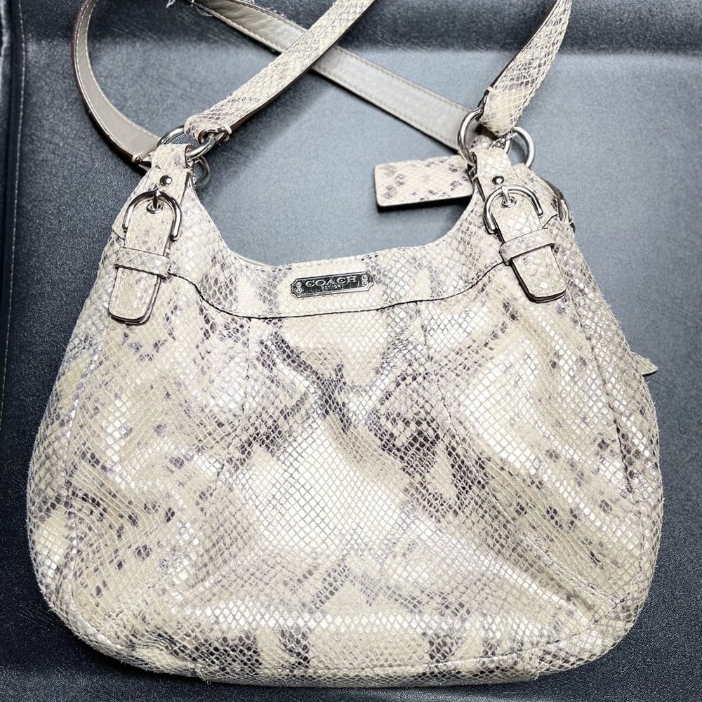 Rare Coach Python Medium Size Purse - Picture 7 of 7